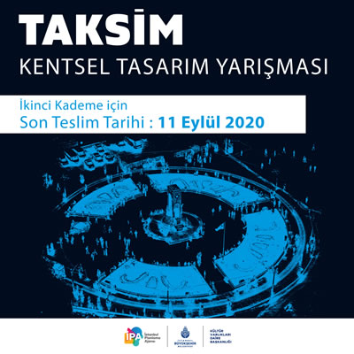 <p><strong>1.</strong> Taksim Kentsel Tasarım  Yarışması posteri <br />Kaynak: https://konkur.istanbul/taksim/ [Erişim: 28 Şubat 2022]. 