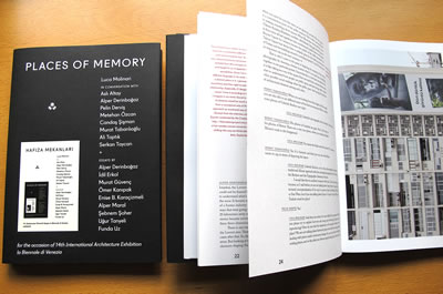 <p>2014, <strong>Places  of Memory / Hafıza Mekanları</strong>, Pelin Derviş (ed.), İKSV, İstanbul.</p>