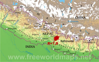 <p><strong>Resim 1.</strong> Nepal Haritası</p>