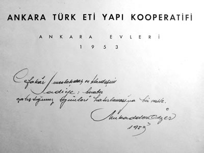 <p><strong>11a.</strong> Ankara Türk Eti Yapı Kooperatifi<br />Kaynak: Çizer; Yenen, 1953.