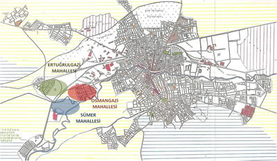 <p><strong>1.</strong> 1950-1960 arası dönemde Eskişehir<br />  Kaynak: Ertin, 1994.</p>