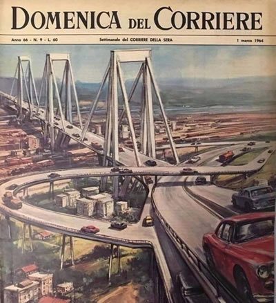 <p><strong>1.</strong> Domenica del Corriere, 1 Mart 1964  Kapağı</p>