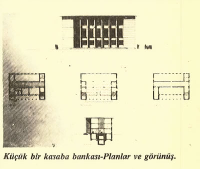 <p><strong>14.</strong> Küçük Bir Kasaba Bankası<br /> 	Kaynak: Kocagöz, 1988.</p>