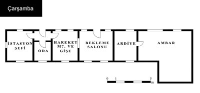 <p><strong>14b. </strong>Kirazlık,  Çarşamba ve Ulaş  yolcu binaları<br />