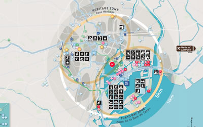 Tokyo’nun aday olduğu 2020 Olimpiyatları için Master Plan Önerisi.