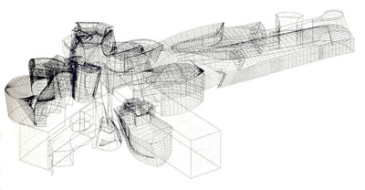 2. Bilbao Guggenheim Müzesi dijital modeli.