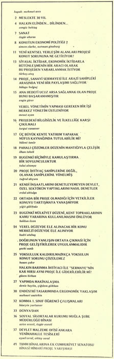 <p><strong>2.</strong> <strong>Mimarlık</strong>, 1979, sayı: 161, s.1.</p>