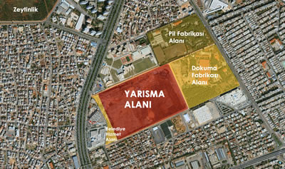 <p><strong>2. </strong>Yarışma alanı ve yakın çevresi</p>