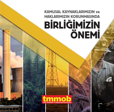 <p><strong>2.</strong> TMMOB  tarafından yayımlanan <em>Kamusal  Kaynaklarımızın ve Haklarımızın Korunmasında Birliğimizin Önemi</em> başlıklı  broşür. Detaylı inceleme  yapabilmek için ziyaret edilebilecek bağlantı:http://www.tmmob.org.tr/sites/default/files/birligimizin_onemi.pdf