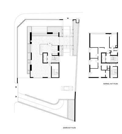 2. Planlar (Kaynak: Çinici Mimarlık)