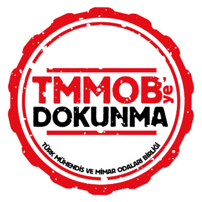 <p><strong>2.</strong> TMMOB nin “TMMOB ye dokunma” logosu <br /> 	Kaynak: URL2.</p>