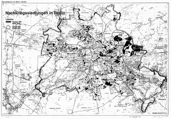 2- Berlin deki savaş sonrası yerleşmeler