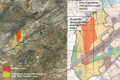 <p><strong>3.</strong> 1/50.000 ölçekli “Güneybatı Ankara Metropoliten İmar Planı  Plan Revizyonunu” Bilirkişi Raporu,  T.C. Ankara 16. İdare Mahkemesi E. 2007/1705 ve K.2008/1147’den üretilmiştir.</p>