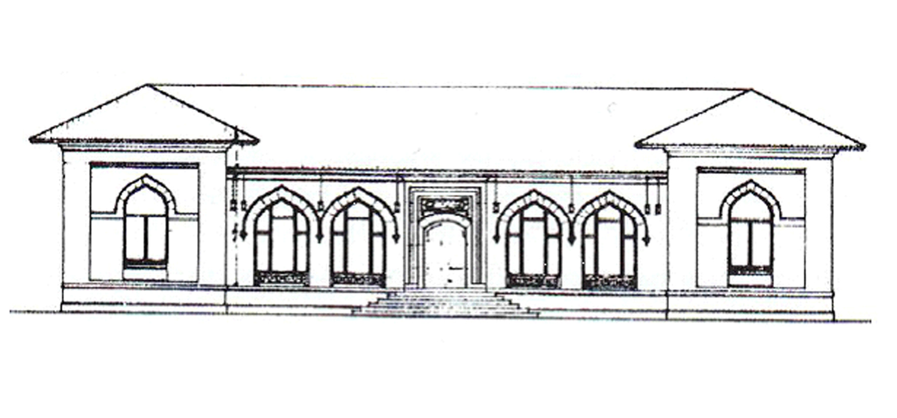 3. Edirne Karaağaç Mektebi ön cephesi  Kaynak: Yavuz, 1981.
