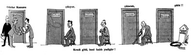 <p>TMMOB ve Odalar Kanunu’nun  yasalaşması mücadelesi tam 25 yıl sürmüştür.<br />  Kaynak: <strong>Güzel Sanatlar Balosu Dergisi</strong>, 1953</p>