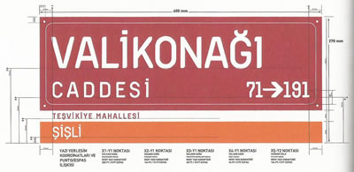 <p><strong>3.</strong> Bülent Erkmen ve Aykut Köksal  tarafından 2007 yılında tasarlanan sokak levhaları.<br />  Kaynak: <strong>İstanbul’u Tabeladan Okumak sergi  kitapçığı</strong>, Garanti Galeri</p>