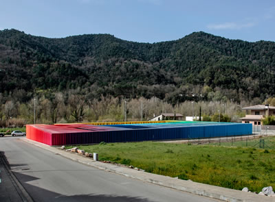 <p><strong>3a.</strong> El Petit Comte Kreşi,  2010, Besalú, Girona, İspanya - J. Puigcorbé ortaklığıyla<br />  Fotoğraf: Hisao Suzuki</p>