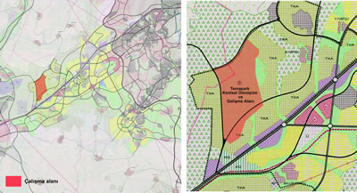 <p><strong>4.</strong> 1/25.000 ölçekli “2023 Başkent Ankara Nazım İmar Planı”, 2023  Başkent Ankara Nazım İmar Planı Plan Açıklama Raporundan üretilmiştir.</p>