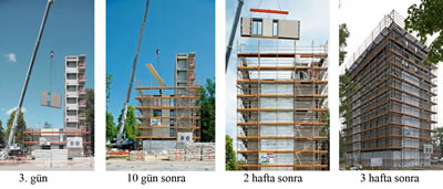 <p><strong> 4</strong>.  Holz8 (H8), Yapım Aşaması<br />Fotoğraf:  Arkitekt Bolaget, Ola Malm Arşivinden.</p>