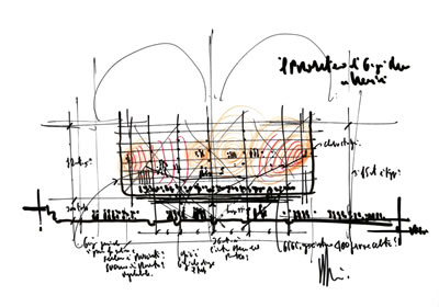 <p><strong>4.</strong> Prometheus Konser  Salonu ilk eskizler</p>