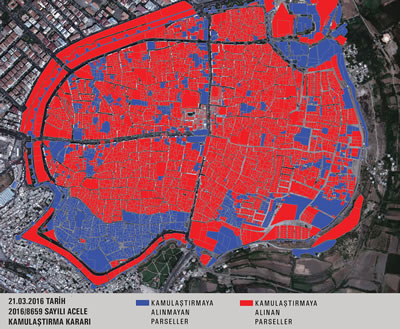 <p><strong>4.</strong> 21  Mart 2016 tarihinde acele kamulaştırma kararı alınan parseller</p>