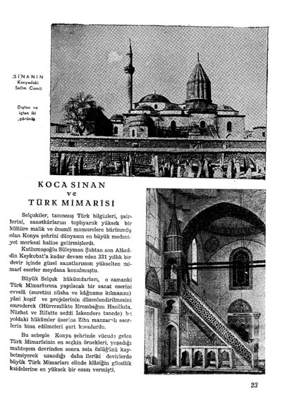 <p><strong>4b.  Mimarlık</strong>, 1948  (5.Yıl), sayı:2, ss.22-23.</p>