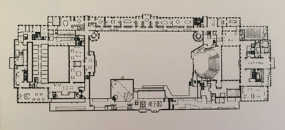 <p><strong>5.</strong> Askerî Müze ve  Kültür Sitesi birinci kat planı, Nezih Eldem<br />   Kaynak:  SALT Araştırma, yayınlanmamış Nezih Eldem arşivi</p>