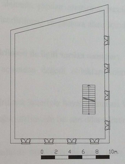 <p><strong>5. </strong>E  Blok Zemin Kat Planı<br />Kaynak: Sert, 2004.</p>