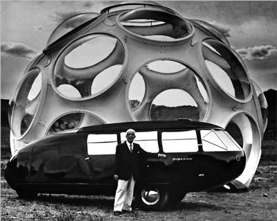 <p><strong>5b.</strong> Buckminster  Fuller, Dymaxion <br />  Kaynak: Meller, 1972. </p>