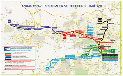 <p><strong>6.</strong> Ankara raylı sistemler ve teleferik haritası<br /> Kaynak: URL6</p>