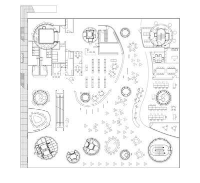 <p><strong>6.</strong> Sendai Mediatheque 2. Kat Planı<br />Kaynak: Toyo Ito & Associates, Architects 