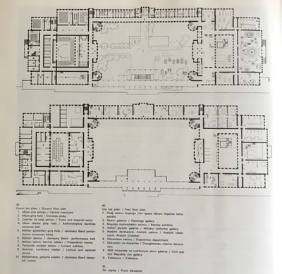 <p><strong>6.</strong> Doğan Tekeli ve  Sami Sisa’nın yarışmadaki ikincilik ödülü, Harbiye Askerî Müze ve Kültür Sitesi  giriş kat planı.<br />   Kaynak:  Doğan; Sami, 1974, ss.28-31.</p>