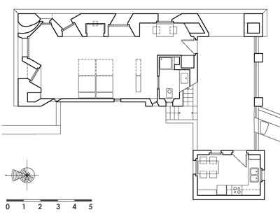 8. Kouvelas Evi, üst kat planı.