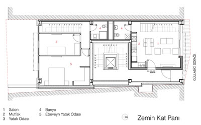 <p>< <strong>8a.</strong> Zemin Kat ve 2. Kat  Planları<br />  Kaynak:  CM Mimarlık</p>