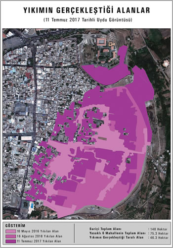 <p><strong>9b.</strong> 11  Temmuz 2017 tarihli uydu görüntüsü ve analizi</p>