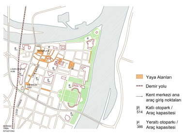 <p><strong>5.</strong> Koblenz Tarihî Kent Merkezi (Altstadt Bölgesi) <br />  Kaynak: Imhof 2013 ve  Hoeven vd. 2008’den derlenerek yazarlar tarafından çizilmiştir.</p>